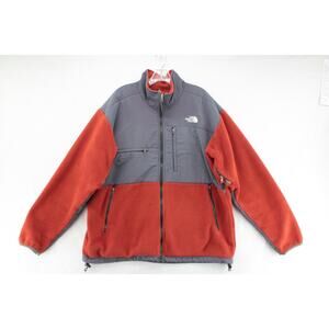 The North Face Jacket Men's XL Orange Denali Polartec Fleece Softshell Coat